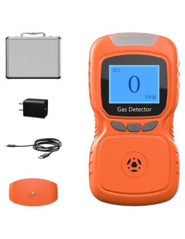 Detector de Gas H2S Genérico Portátil Clip On Impermeable