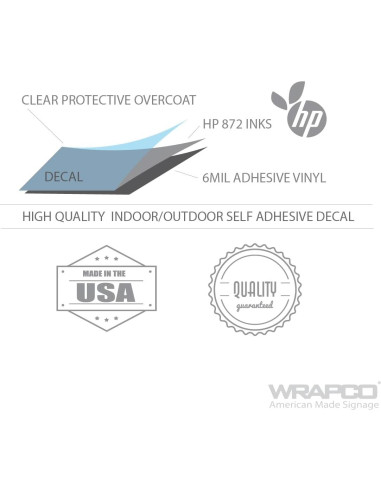 Etiquetas de Tubería de Gas Natural Wrapco 25 Pack Autoadhesivas