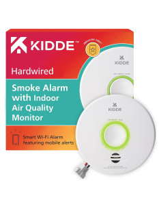 Detector de Humo Inteligente Kidde P4010ACSAQ-WF con Monitor de Aire