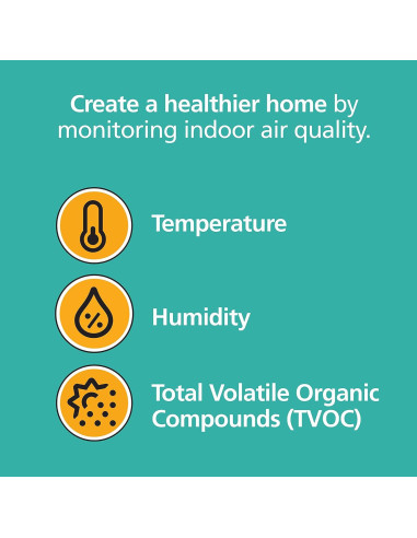 Detector de Humo Inteligente Kidde P4010ACSAQ-WF con Monitor de Aire