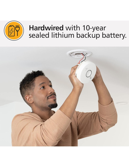 Detector de Humo Inteligente Kidde P4010ACSAQ-WF con Monitor de Aire