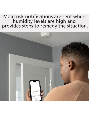 Detector de Humo Inteligente Kidde P4010ACSAQ-WF con Monitor de Aire