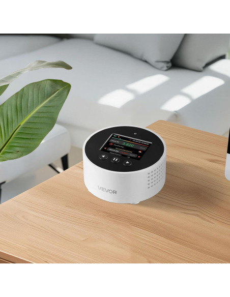 Detector de Radón VEVOR Portátil con Pantalla LCD y Alarmas Detector de Radón VEVOR Portátil con Pantalla LCD y Alarmas