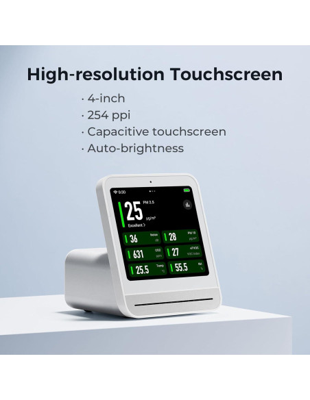 Monitor de Calidad del Aire Qingping Gen 2 - PM2.5, CO2, Ruido