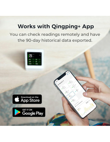 Monitor de Calidad del Aire Qingping Gen 2 - PM2.5, CO2, Ruido