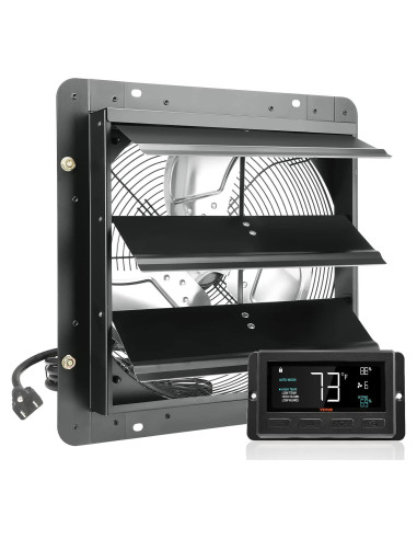 Ventilador de Escape VEVOR 14'' con Controlador de Temperatura