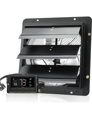 Ventilador de Escape VEVOR 14'' con Controlador de Temperatura