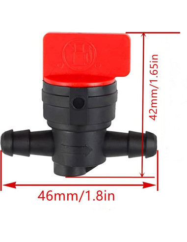 Filtro de Gas Combustible 1/4" WaruiTT para Cortacésped