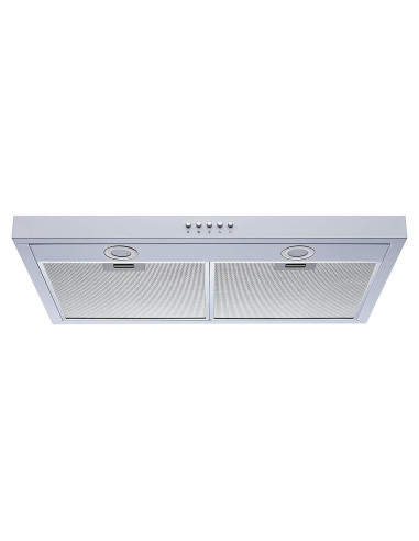 Campana Extractora Winflo 76.2 cm Blanca Montaje Bajo 3 Velocidades