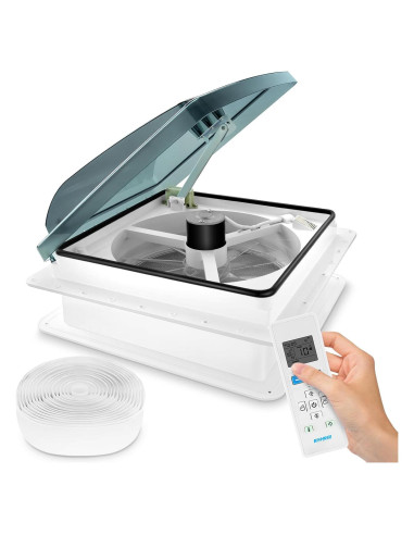 Ventilador de Techo Kohree 12V 14" 10 Velocidades Silencioso