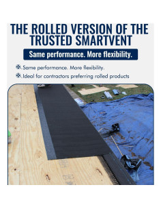 Ventilación de Techo Flexible Smart Roof 6.1m Nylon Resistente 2