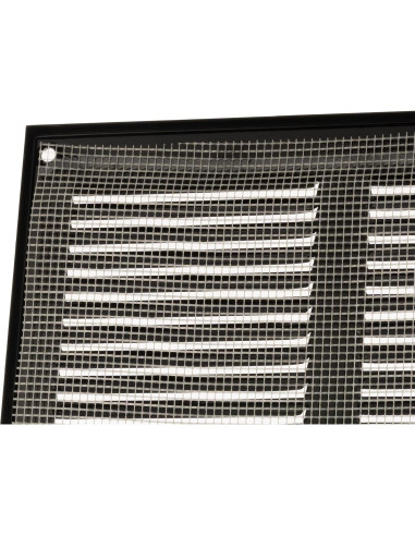 Cubierta de Ventilación LIRAST 10x4 Negra - Rejilla de Aire