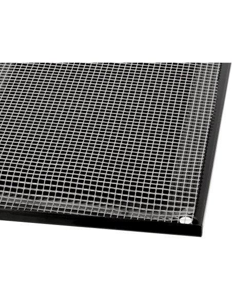 Cubierta de Ventilación LIRAST 10x4 Negra - Rejilla de Aire