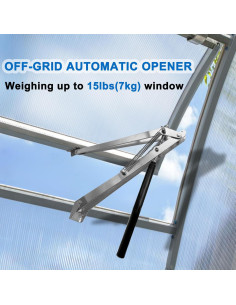 Abridor de Ventana Automático UYGALAXY para Invernadero 7kg 2