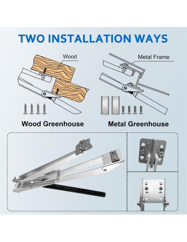Abridor de Ventana Automático UYGALAXY para Invernadero 7kg