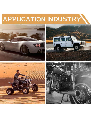 Filtro de Aire 12mm zDwfDc - 4 Piezas para Automóvil y Motocicleta