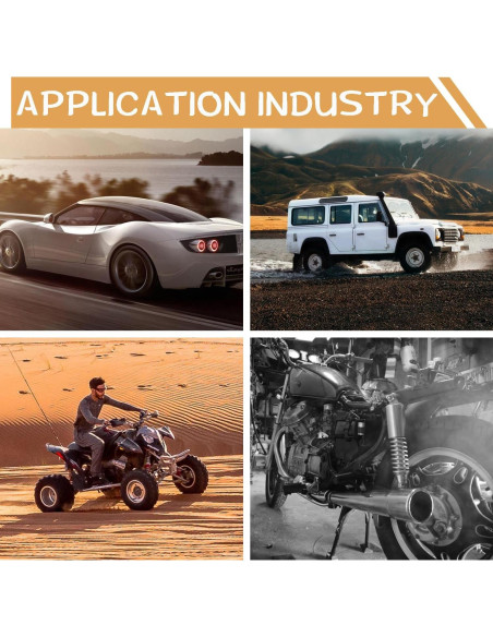 Filtro de Aire 12mm zDwfDc - 4 Piezas para Automóvil y Motocicleta Filtro de Aire 12mm zDwfDc - 4 Piezas para Automóvil y Motocicleta