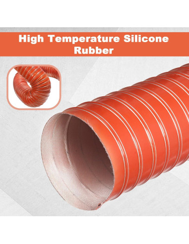 Manguera de Aire Automotriz NOWBALL 3.5" x 1m Silicona