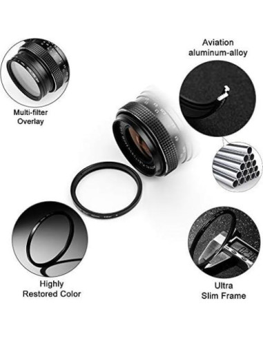 Kit de Filtros Estrella 58mm Sedremm - 4, 6, 8, 12 Puntos