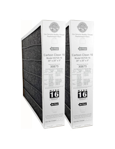 Filtro de Aire Lennox X6675 MERV 16 50.8x63.5x12.7 cm Carbon Clean