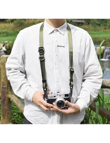 Correa para cámara ajustable Nikon Canon Fujifilm 83-135 cm