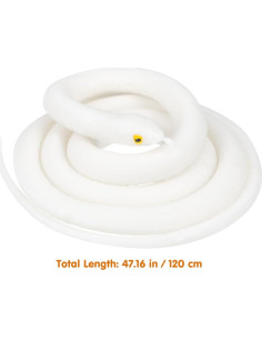 Serpiente de Goma Realista TOYANDONA 120 cm para Halloween 2