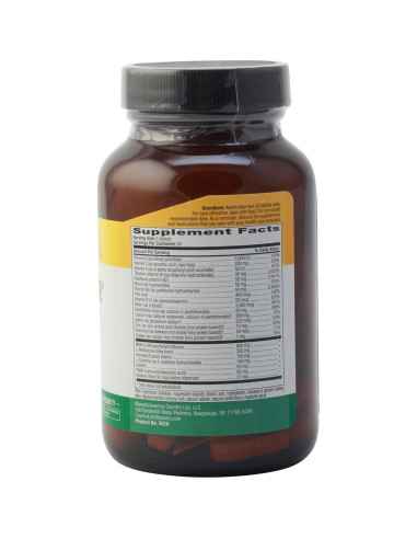 Suplemento Maxi-Hair Country Life 2000mcg Biotina 60 Tabletas