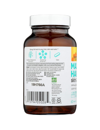 Suplemento Maxi-Hair Country Life 2000mcg Biotina 60 Tabletas