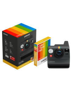 Cámara Instantánea Polaroid Now Gen 3 Negra + 8 Fotos
