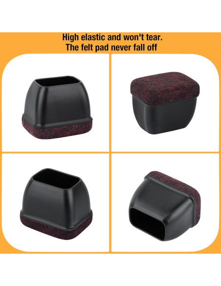 16 Protectores de Suelo Silicona Jeaoouu para Patas de Sillas 16 Protectores de Suelo Silicona Jeaoouu para Patas de Sillas