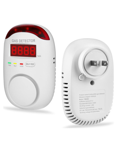 Detector de Gas Natural y Propano KOABBIT WA886 - Alarma 85dB