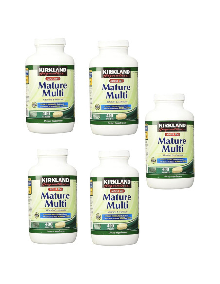 Multivitaminas para Adultos Mayores Kirkland 400 Tabletas