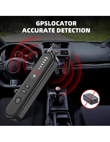 Detector de Cámara Oculta Aroeally T01 - 5 Niveles Sensibilidad