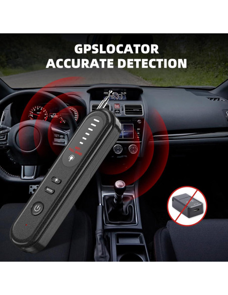 Detector de Cámara Oculta Aroeally T01 - 5 Niveles Sensibilidad