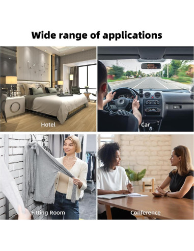 Detector de Cámara Oculta Aroeally T01 - 5 Niveles Sensibilidad