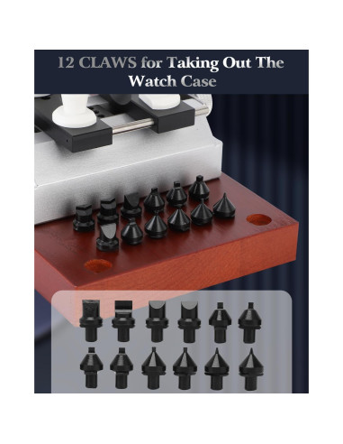 Abridor de Caja de Reloj Semme 5700 con 6 Accesorios