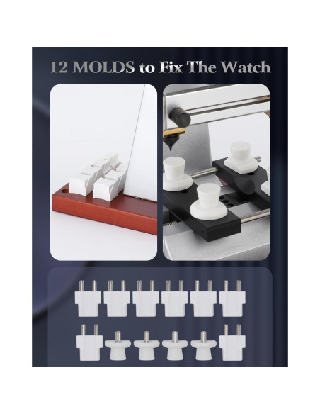 Abridor de Caja de Reloj Semme 5700 con 6 Accesorios