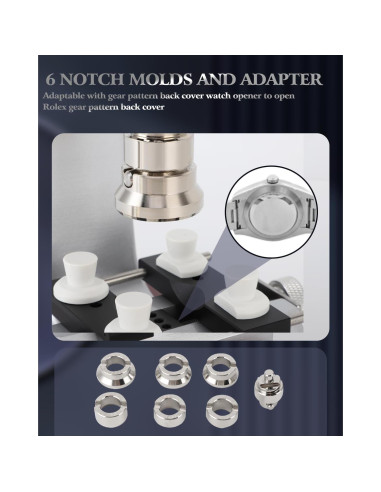 Abridor de Caja de Reloj Semme 5700 con 6 Accesorios