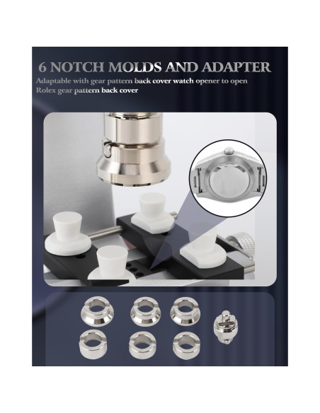 Abridor de Caja de Reloj Semme 5700 con 6 Accesorios