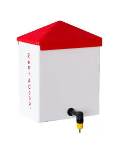 Bebedero Automático RentACoop 2L con 2 Picos para Aves