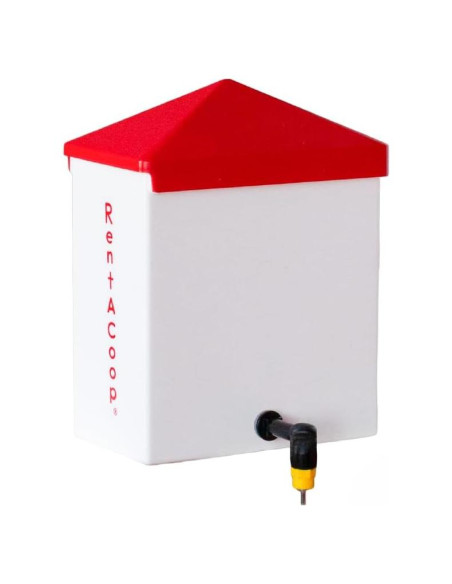 Bebedero Automático RentACoop 2L con 2 Picos para Aves