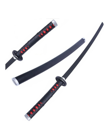 Espada samurái Nichirin Tanjiro 104 cm acero inoxidable cosplay