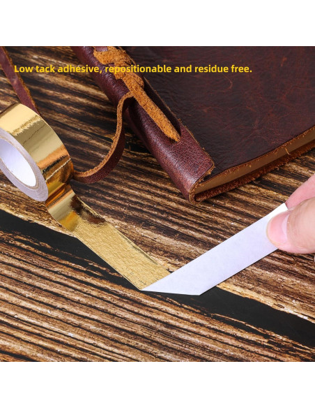 Cinta Washi de Foil Sólido TSSART Dorado 1.5 cm x 20 m Cinta Washi de Foil Sólido TSSART Dorado 1.5 cm x 20 m