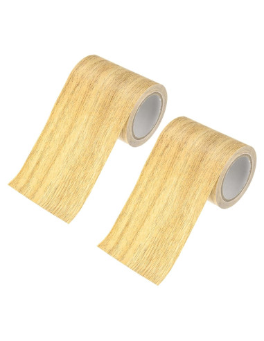 Cinta de Reparación Autoadhesiva Madera 2 Rollos 5.7cm x 4.57m Roble Camello