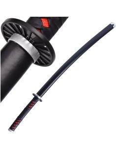 Espada samurái Nichirin Tanjiro 104 cm acero inoxidable cosplay 2