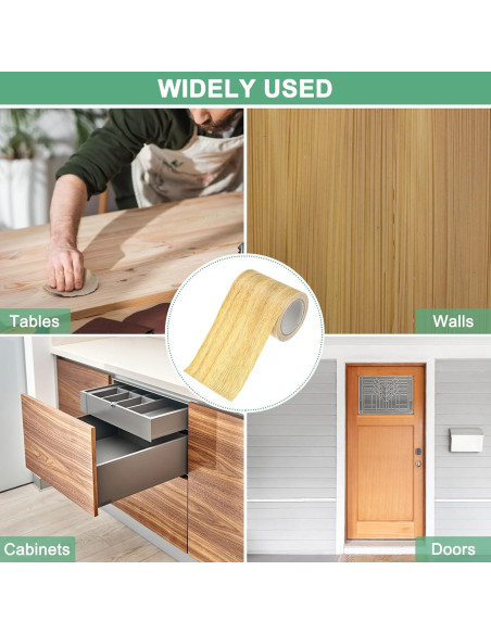 Cinta de Reparación Autoadhesiva Madera 2 Rollos 5.7cm x 4.57m Roble Camello