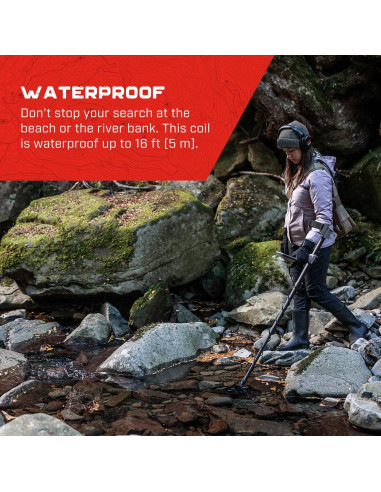 Bobina de Búsqueda Impermeable 8" MINELAB V8X para X-TERRA PRO