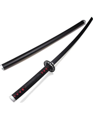 Espada samurái Nichirin Tanjiro 104 cm acero inoxidable cosplay