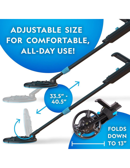 Detector de Metales para Niños National Geographic 7.4" Impermeable