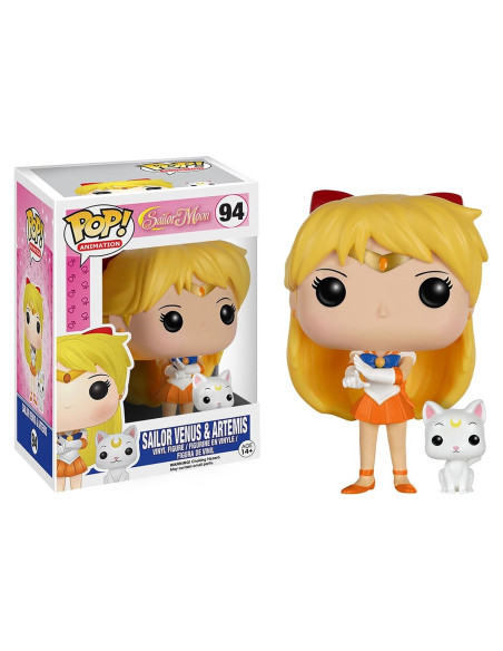 Figura Funko POP Sailor Moon: Sailor Venus con Artemis 9.5cm